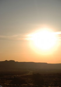 Atardecer en Monument Valley, Utah