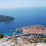 Vista aérea de Dubrovnik