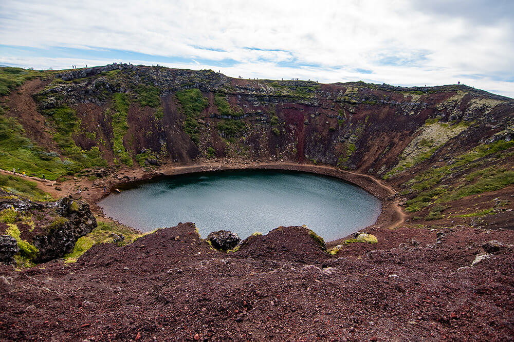El cráter de Kerid