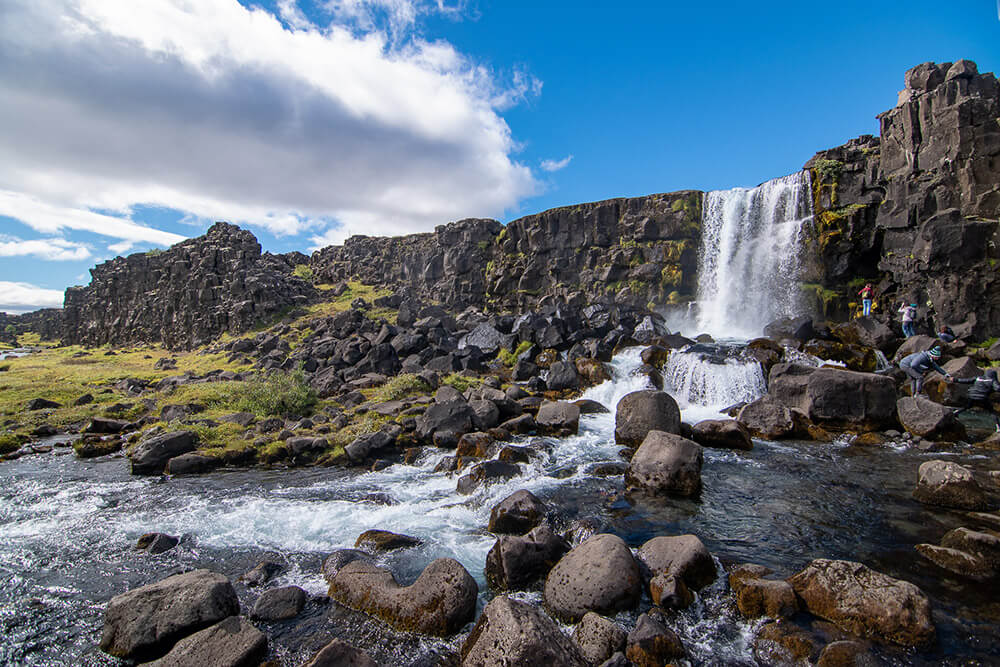 cascada oxararfoss mejores cascadas de islandia