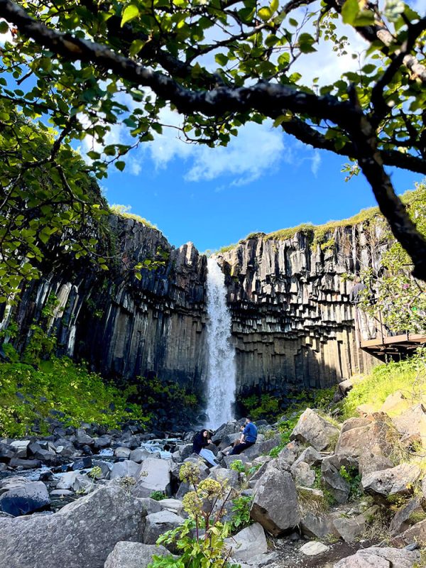 cascada svartifoss islandia