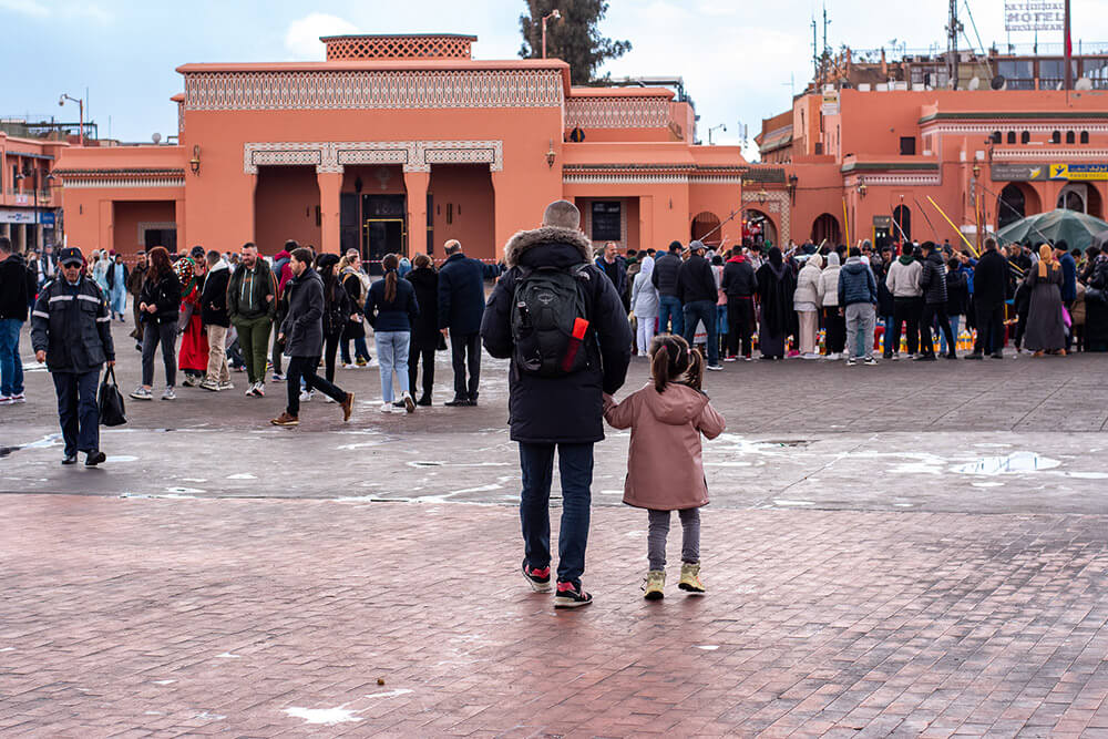 viajar con niños a Marrakech