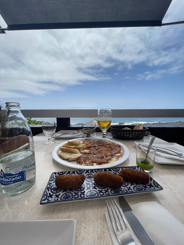 donde comer en la palma