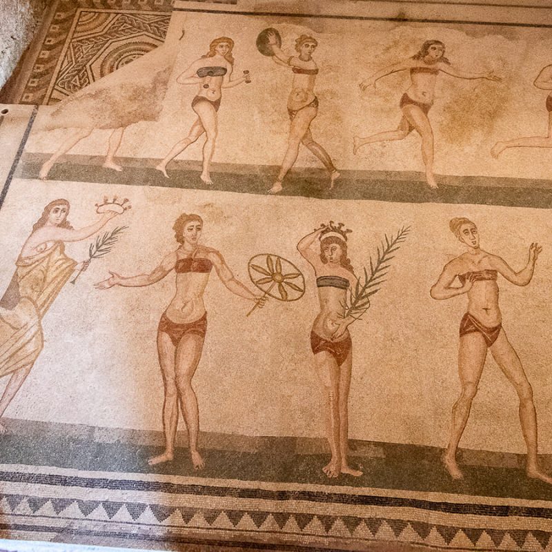 que ver villa romana casale