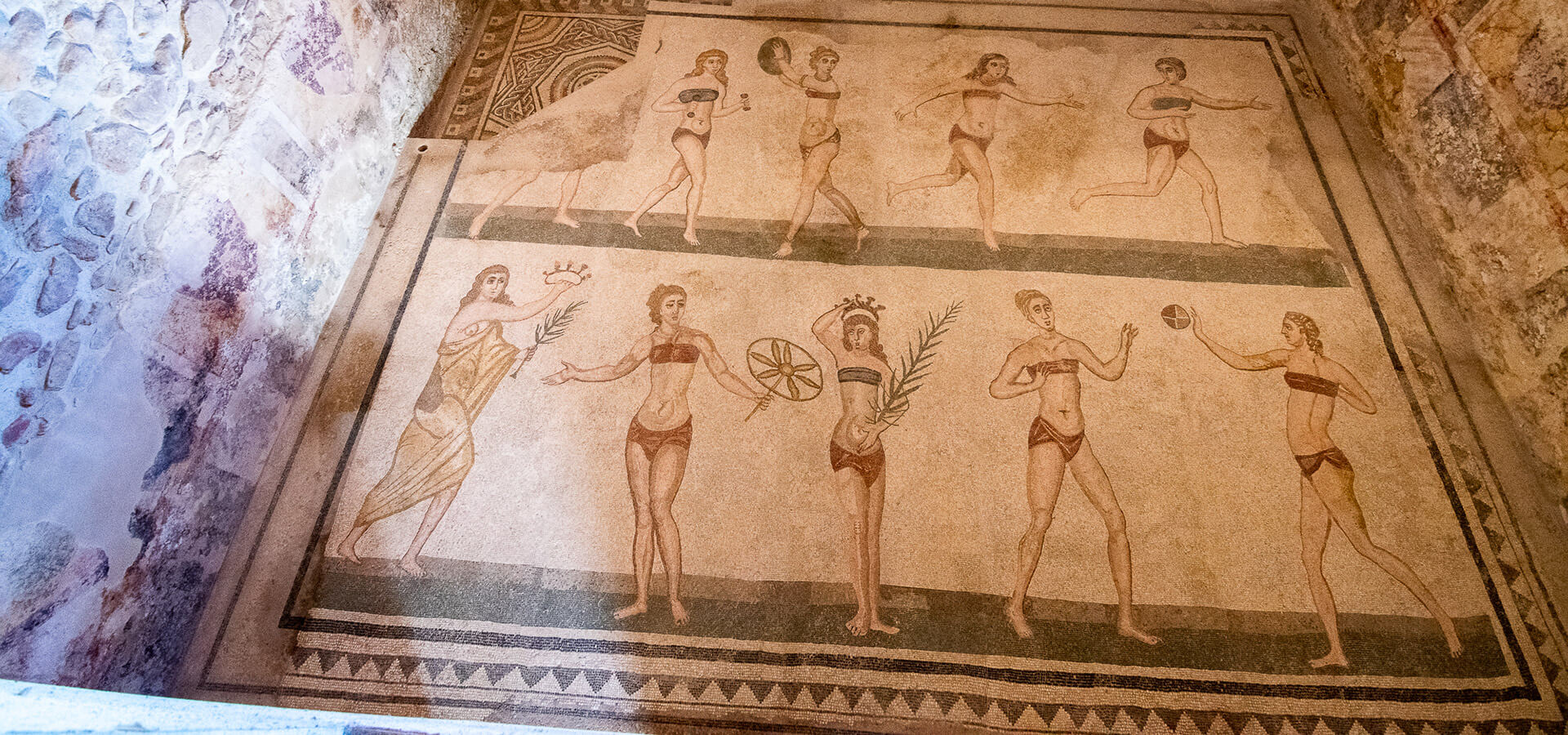 Villa Romana del Casale, un mar de mosaicos en Sicilia