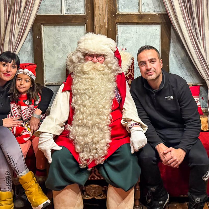 ver a papa noel en laponia