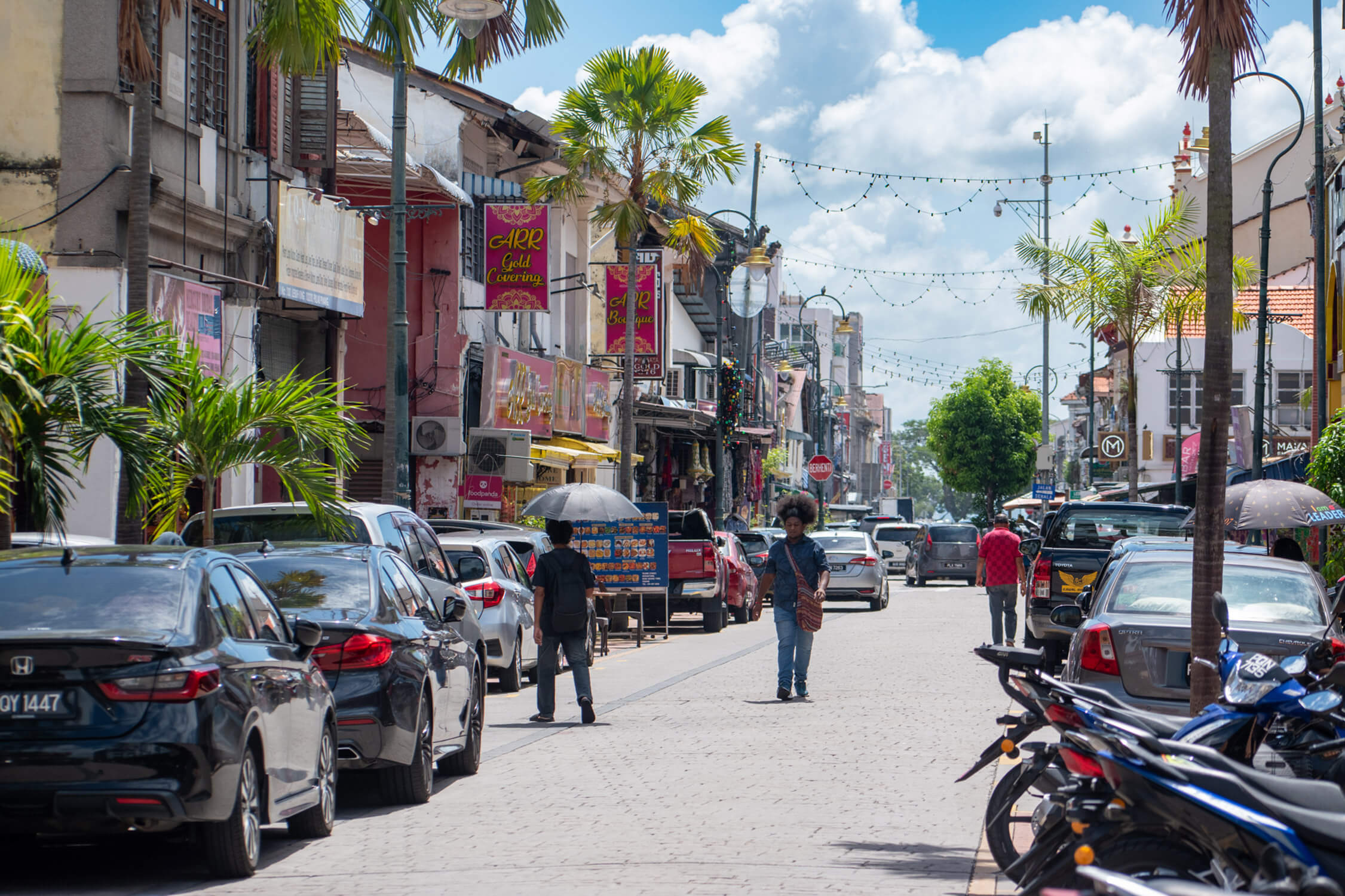 una calle de armenian street en george town, pinang pulau