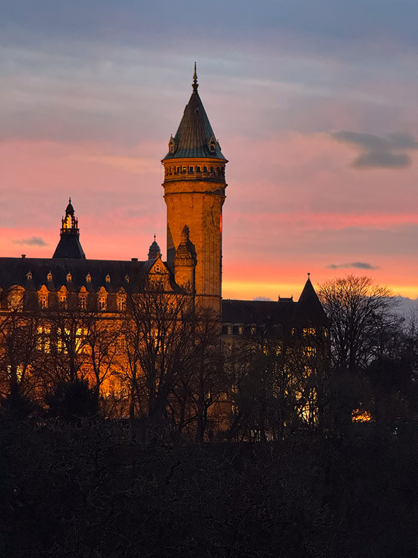 luxemburgo-26 atardecer en luxemburgo