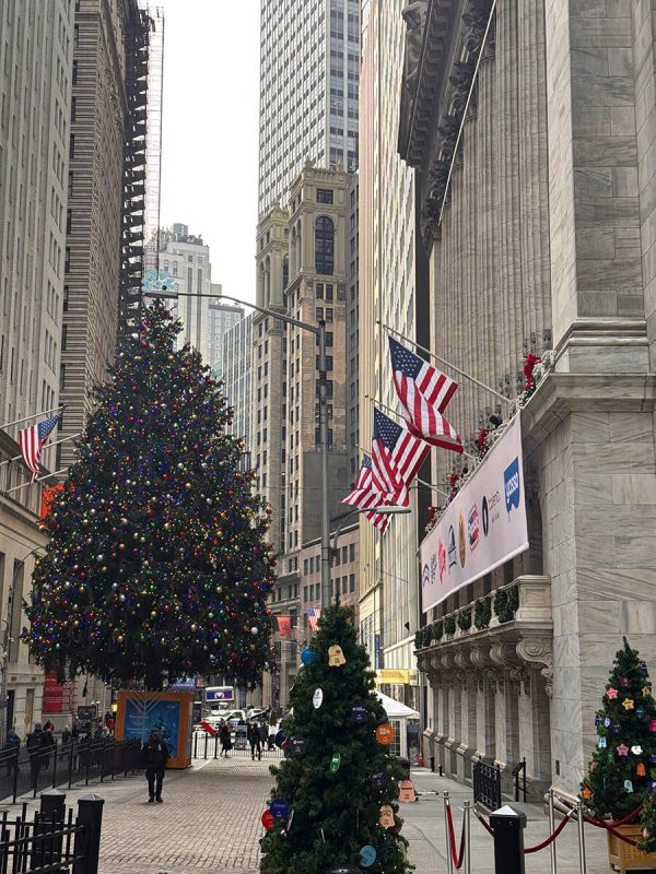 arbol wall street nueva york