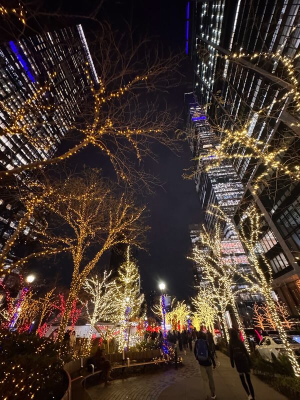 hudson yards navidad