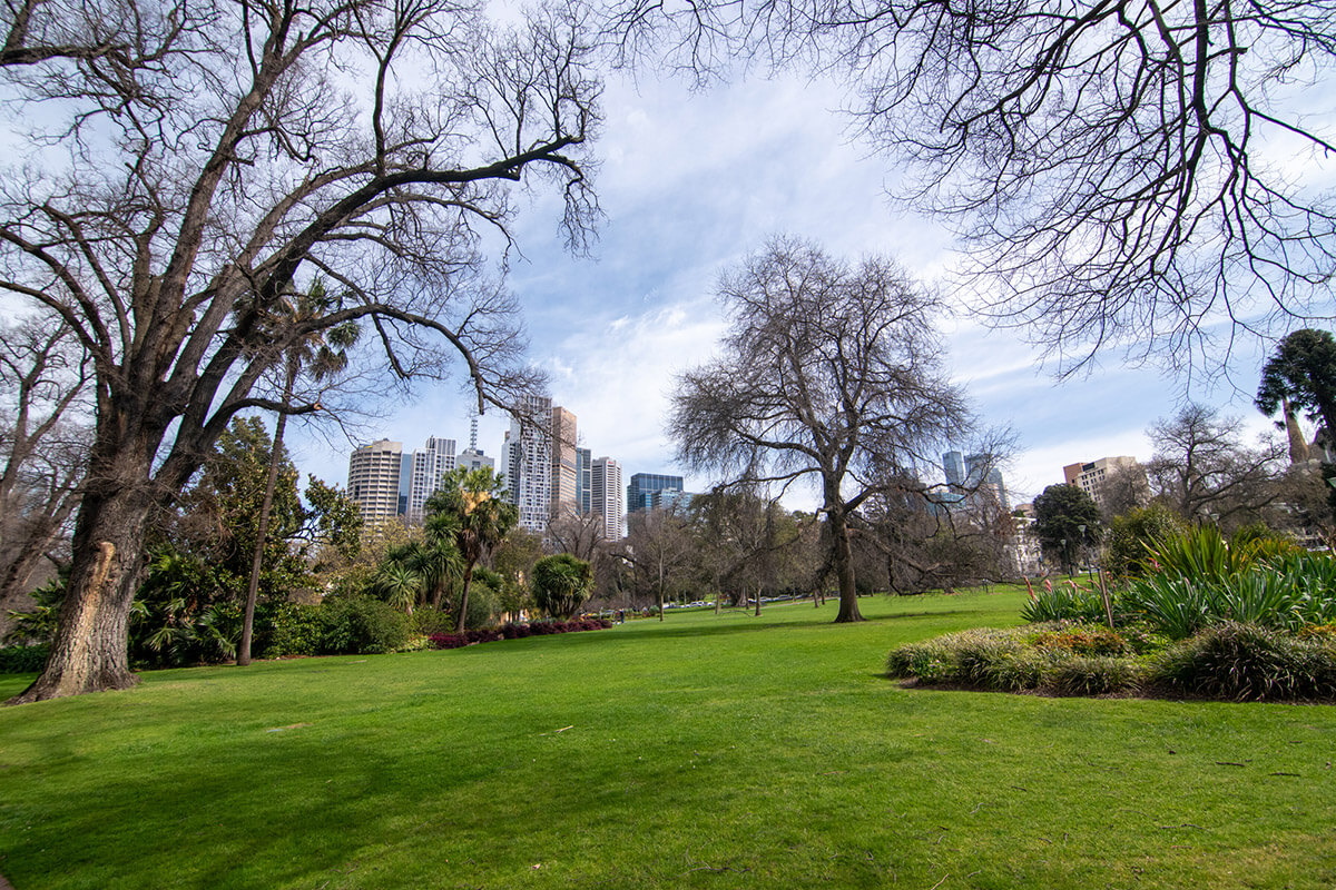 un parque de melbourne