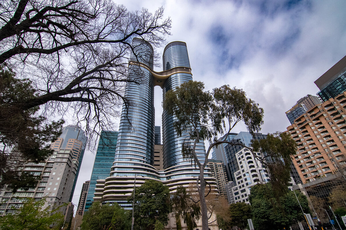 un edificio rascacielos del melbourne