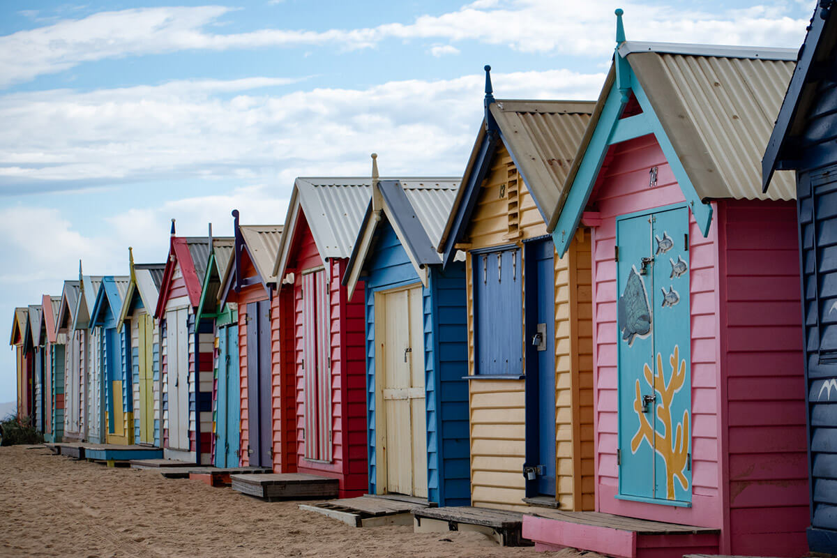 casitas de colores de brighton beach que ver en melbourne