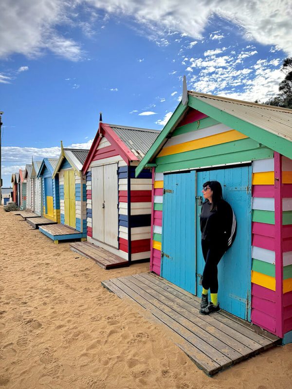 casitas de colores de brighton beach en melbourne