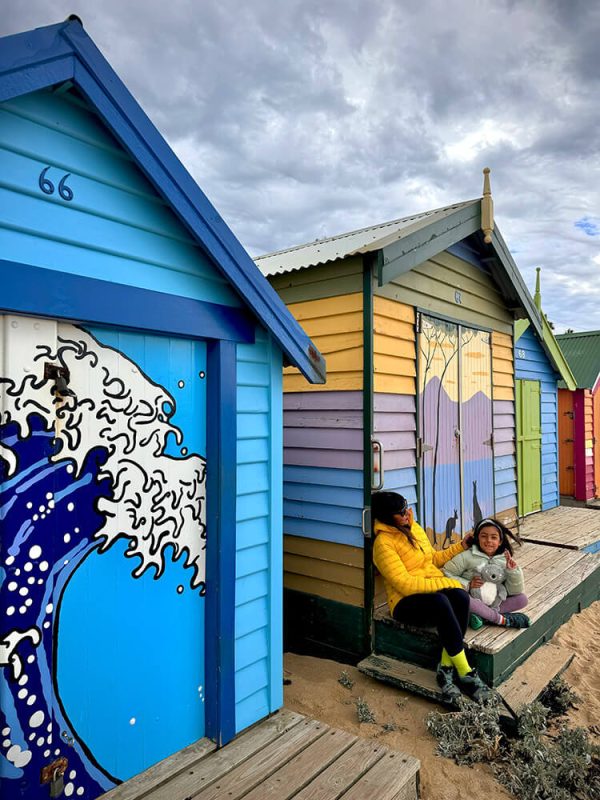 casitas de colores de brighton beach en melbourne