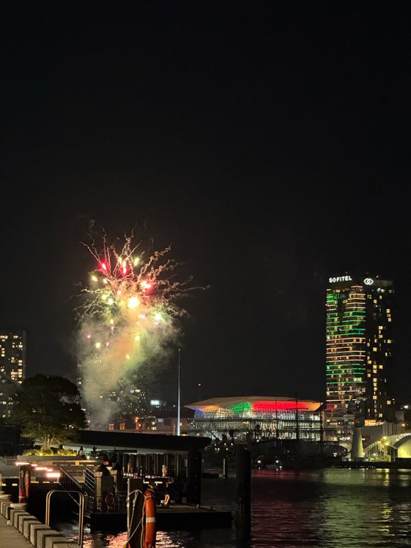 fuegos artificiales en sidney