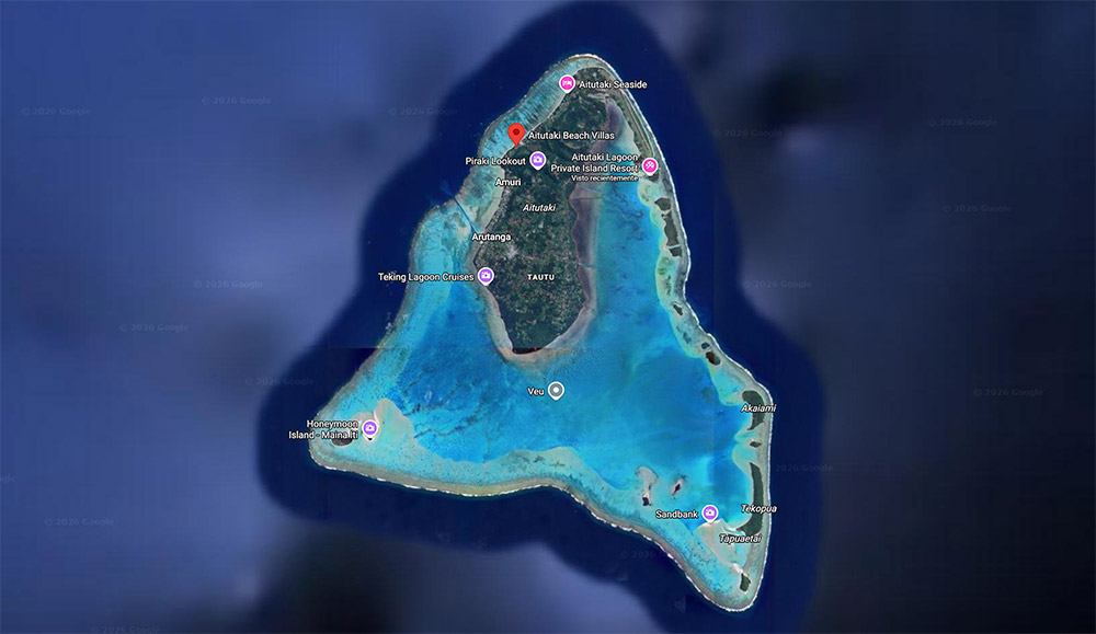imagen googlemaps mapa de aitutaki