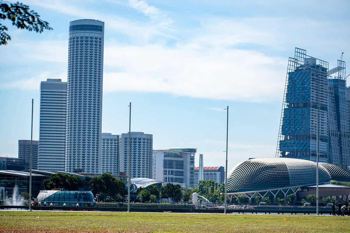rascacielos en singapur